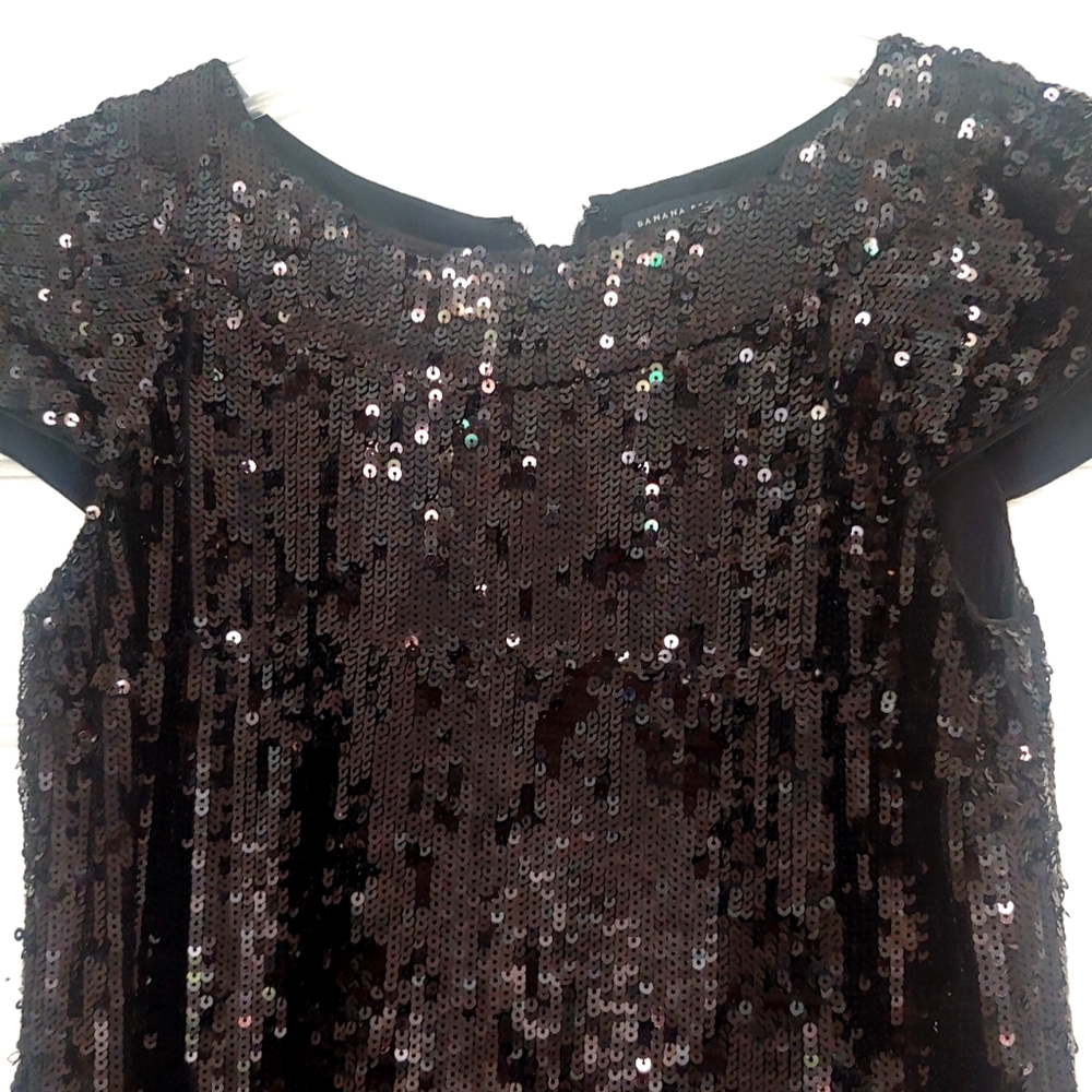 Banana Republic Black Sequence Womens Size 4